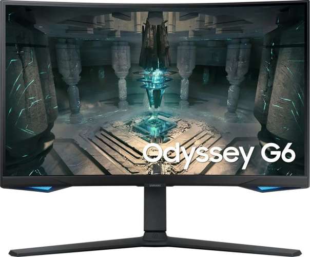 27" Монитор Samsung Odyssey G6 S27BG650EI,  2560x1440,  VA,  240Гц,  2хHDMI,  2хDP,  изогнутый, черный [ls27bg650eixci]